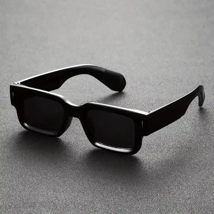 Lunettes unisexes à monture carrée en plastique, Style Simple et décontracté, à la mode, adaptées à 