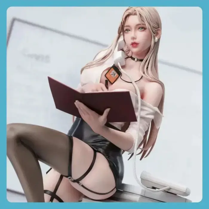 2026 Figurine de femme élégante, Modèle de collection Anime de secrétaire de bureau, Décoration de bureau, Cadeau, Jouet