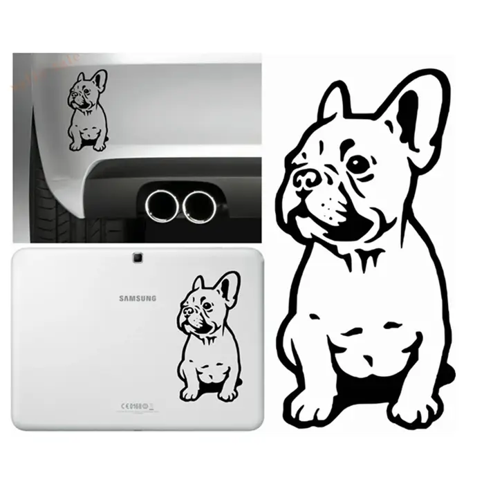 Autocollant mural BULLDOG français