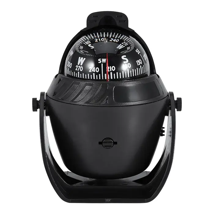 Boussole nautique étanche, boussole pivotante pour bateau marin, avec veilleuse électronique LED pou