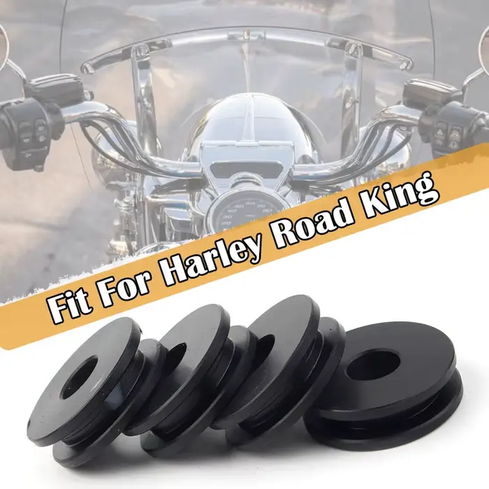 Douille de montage de pare-brise pour Harley Heritage Softail Classic Road King, œillets, accessoire