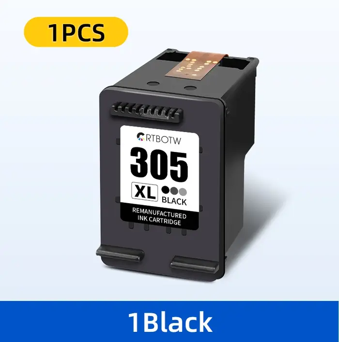 Cartouche d'encre reconditionnée 305XL pour imprimante HP 305 XL HP305, Compatible DeskJet 2700 2710