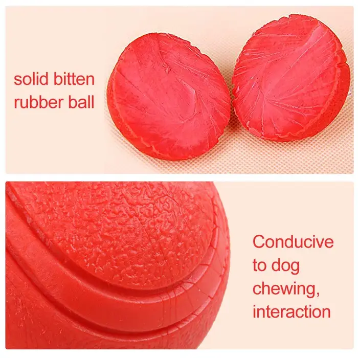 HOOPET Chien Jouet Balle En Caoutchouc Bite résistant Chiens Chiot Teddy Pitbull Pet Fournitures