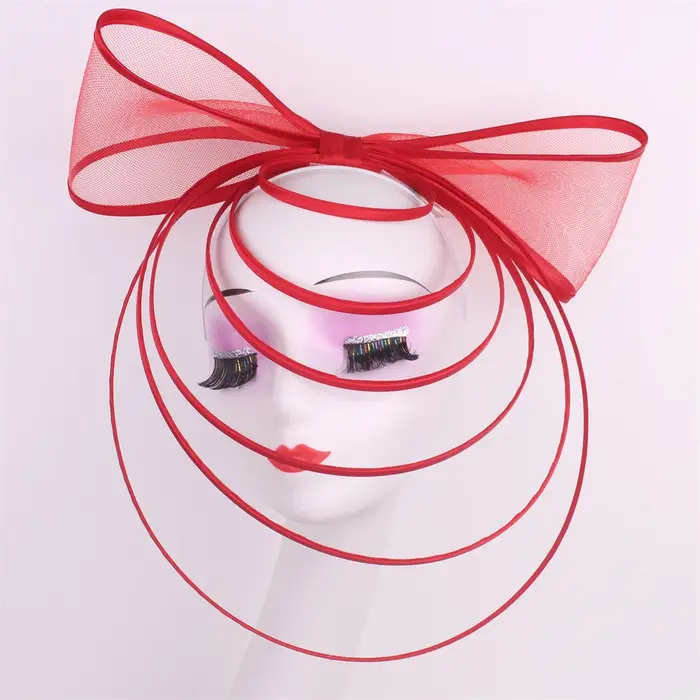 Fascinateur de chapeau d'église de mariage, pièce de sauna, tri formel, chapeau de reine de partie d