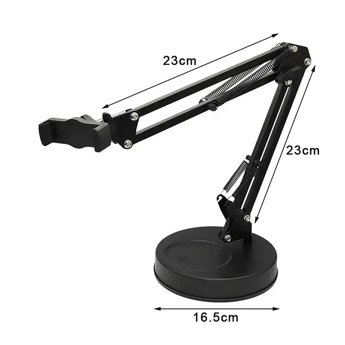 Support de prise de vue en fer robuste pour la photographie culinaire et la diffusion en direct sur téléphone portable occasions spéciales professionnelle