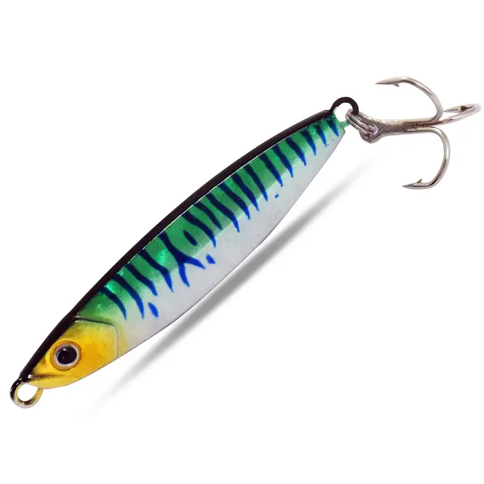 Leurre de pêche en métal 10g 15g 20g Shore Cast Hook Swimbait cuillère gabarit appât artificiel couv