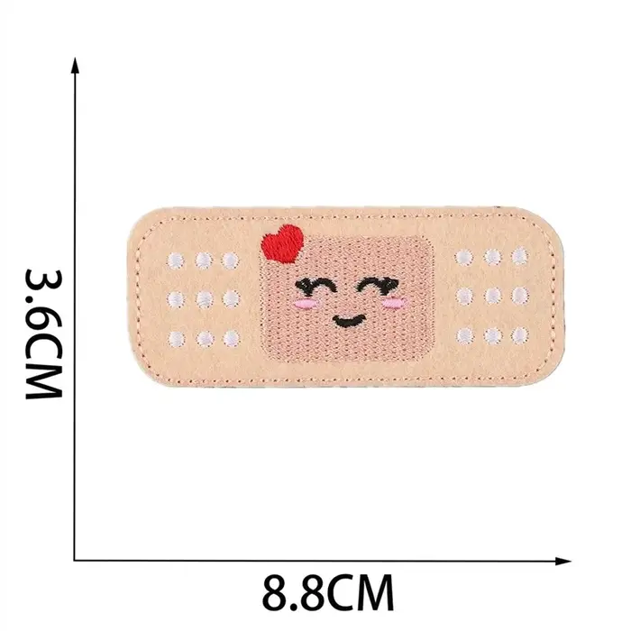Fer sur patchs autocollants pour vêtements Patch de couture médical hôpital infirmière broderie Appl