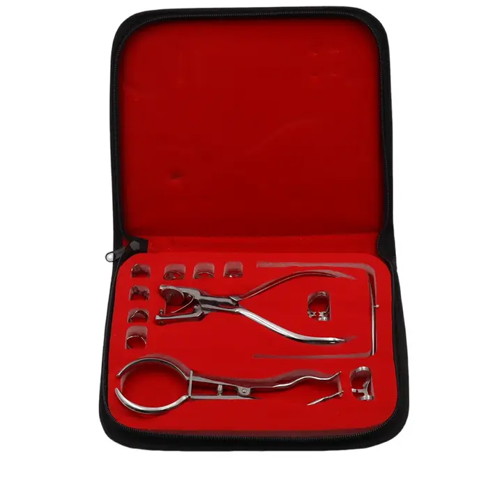 Dentiste 12 pièces soins des dents dispositif de laboratoire orthodontique équipement d'instrument e