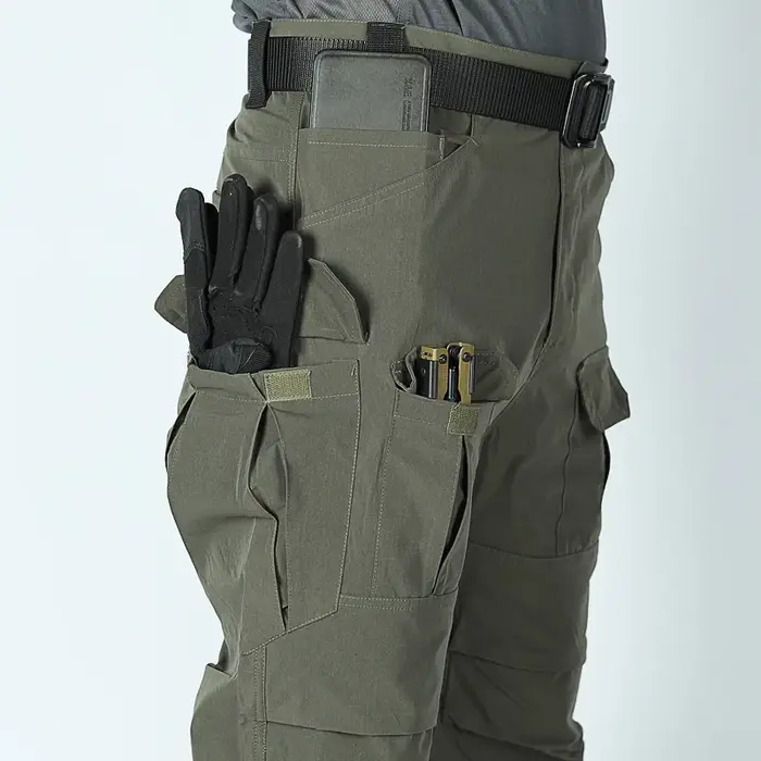 Pantalon tactique de travail multi-poches pour hommes, imperméable, pour Sports de plein air, randon