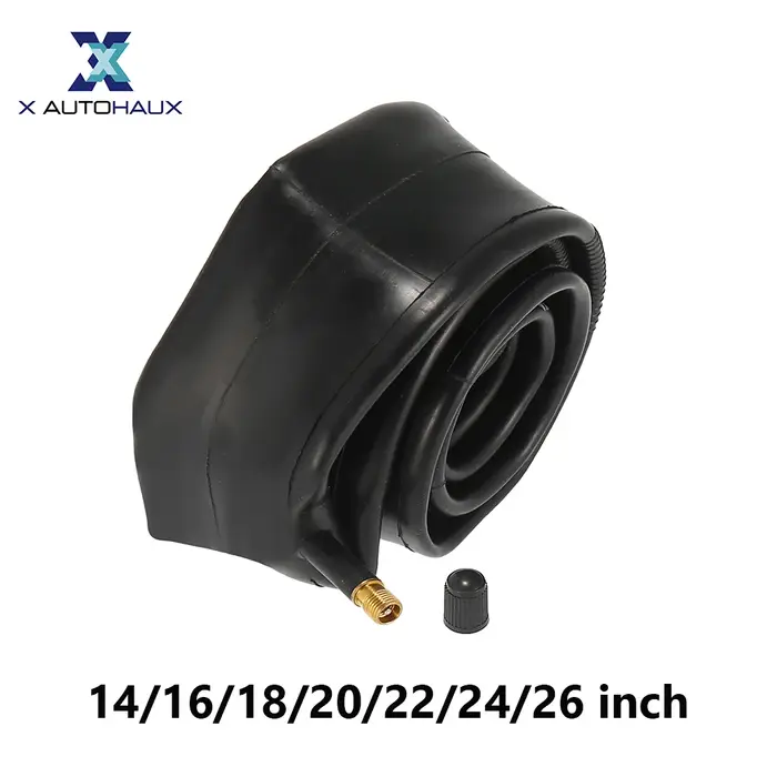 X Autohaux – pneus intérieurs de vélo Schrader 14/16/18/20/22/24/26 pouces, 1.75/2.125 pouces de lar