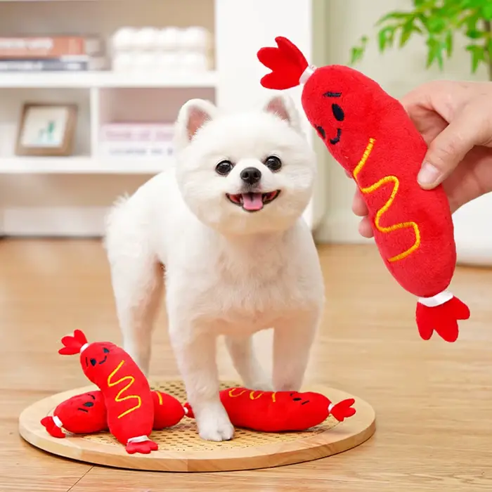 Jouets en peluche grinçants pour animaux de compagnie