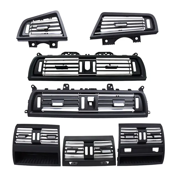 LHD RHD avant gauche droite arrière climatiseur chromé Grille de ventilation couverture pour BMW sér