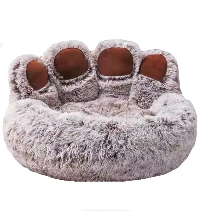 Lit moelleux pour chien, grand produit chaud d'hiver pour animaux de compagnie, petits paniers de ca