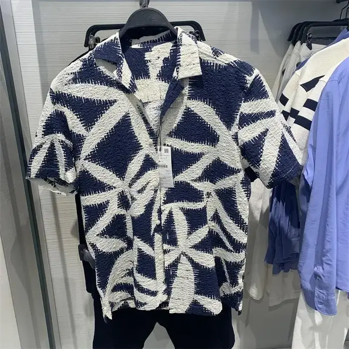 Hommes vêtements Vintage col cubain hawaïen vacances chemise décontractée été mode imprimé à manches
