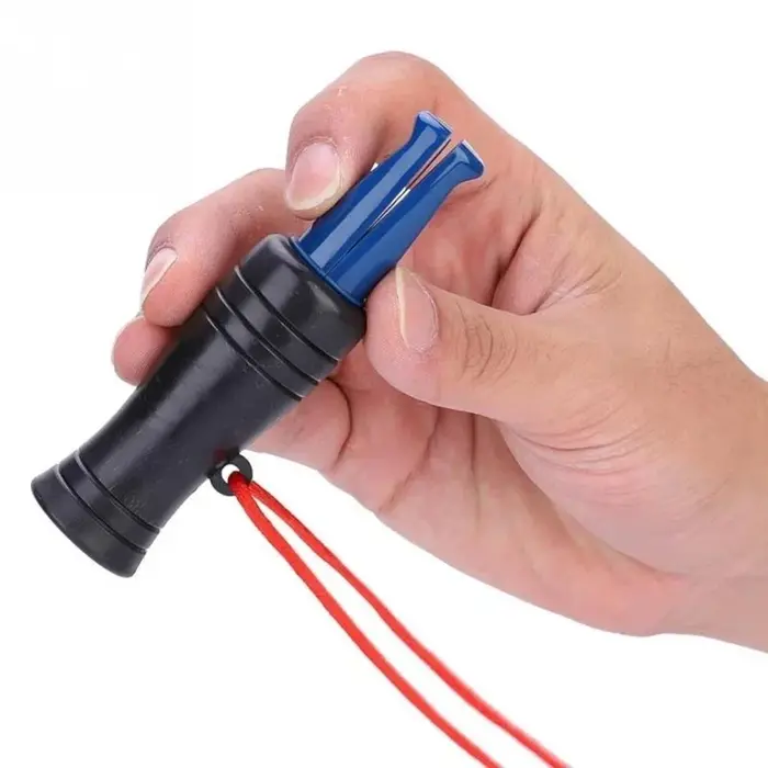 Sifflet d'appel de canard en plastique réaliste pour chasseurs, accessoire de tir en plein air pour hommes et femmes, idéal pour les occasions de chasse