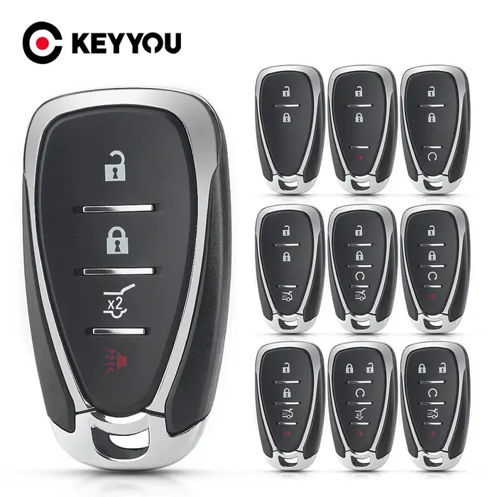KEYYOU – coque de clé télécommande intelligente, pour Chevrolet Chevy Camaro Cruze Malibu 2016 2017 