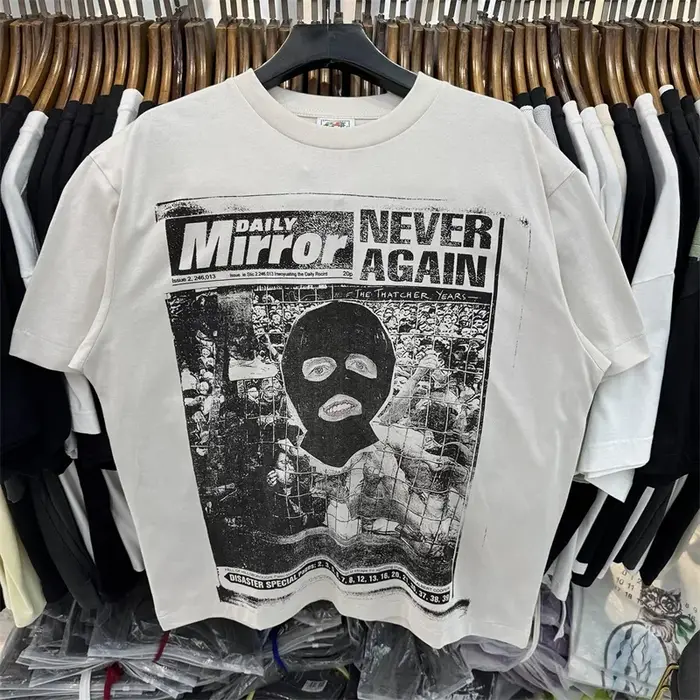 SAINT Mxxxxxx T-shirts à manches courtes avec imprimé petit ange pour hommes et femmes, t-shirts déc