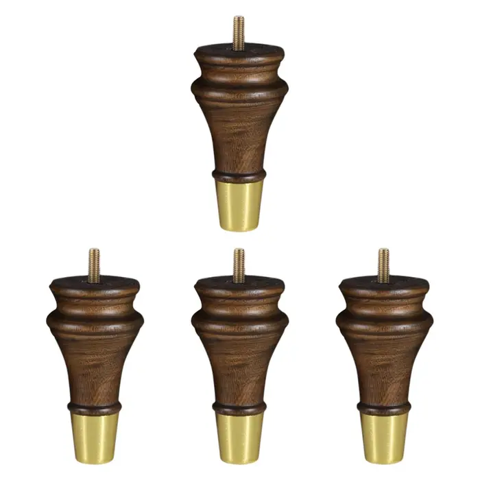 4 pièces pieds de meubles en bois pieds de canapé pieds de Support Design rétro classique moderne re