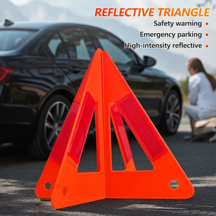 Triangle d'avertissement de sécurité pour voiture