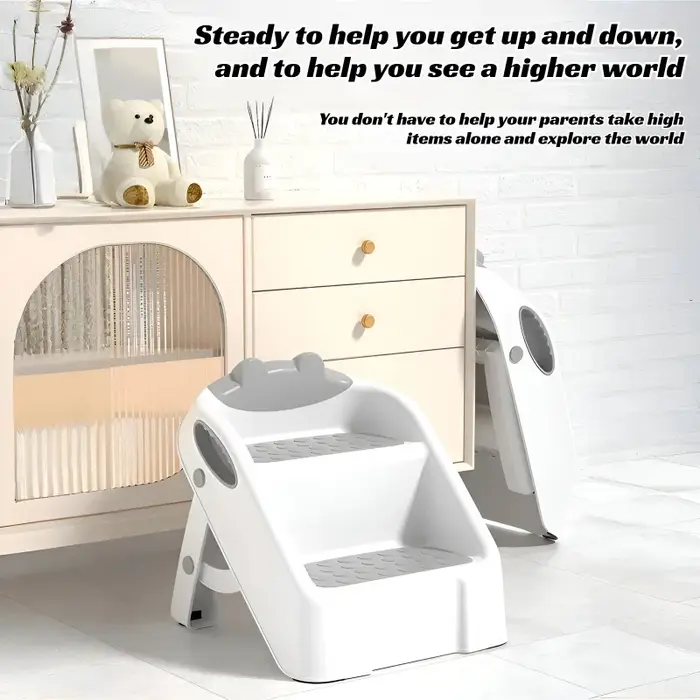 Escabeau d'entraînement aux toilettes pour enfants, siège de pot pliable et antidérapant, lavabo pou