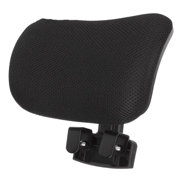 Appui-tête de chaise d'ordinateur en tissu maille, éponge noire, extension de chaise de bureau, Inst