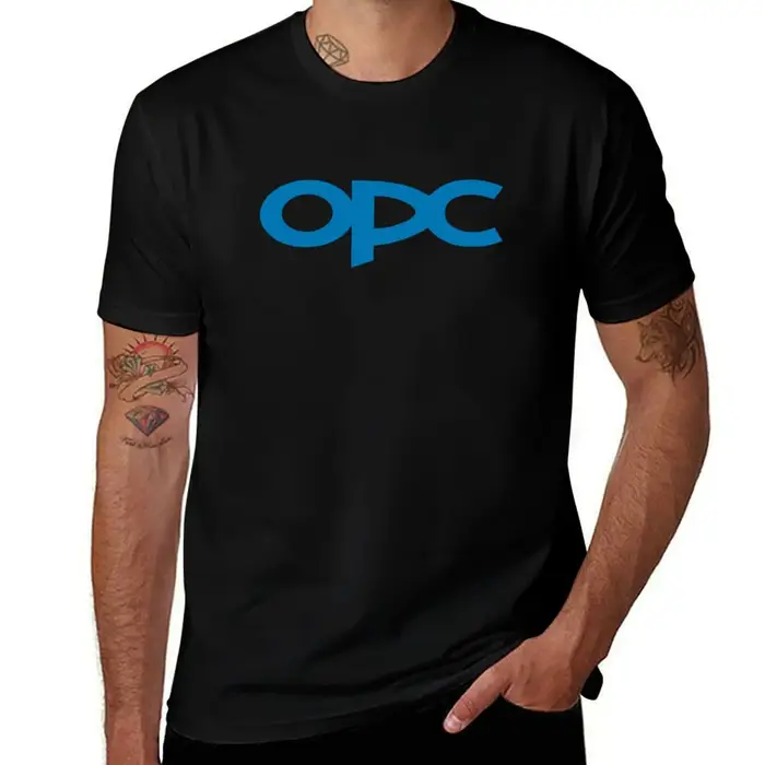 Opel OPC-T-shirt graphique en coton surdimensionné pour hommes, t-shirts graphiques, vêtements de ru