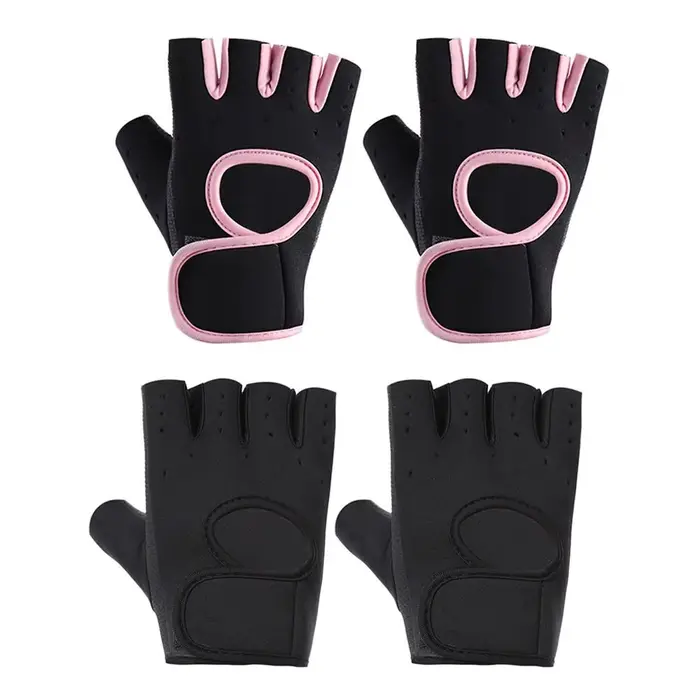 WePackage-Gants de levage demi-doigts pour hommes et femmes, gants de fitness respirants, coussin de