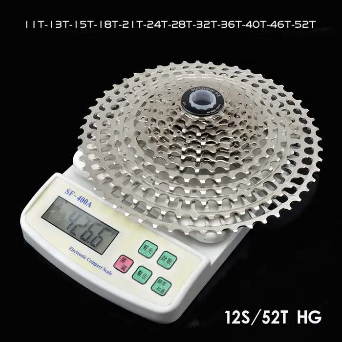 SUNSHINE Ultralight MTB Cassette CNC 10/11/12Speed 46-52T HG roue libre  pour la transmission SHIMAN