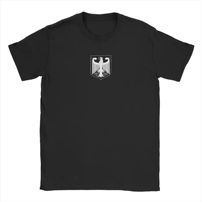 Hommes allemagne blason allemand aigle t-shirt Deutsche couverture en coton nouveauté à manches cour
