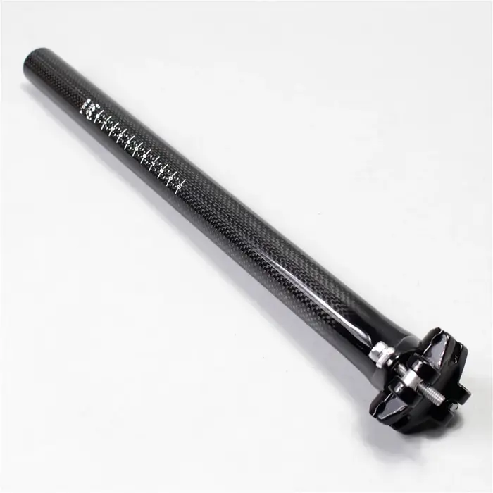 Tige de selle de vélo de montagne en Fiber de carbone, Tube de selle de vélo de route, pièces de cyc