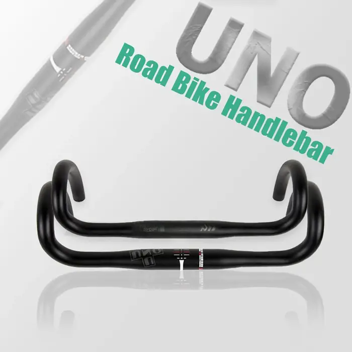UNO – guidon de vélo de route en aluminium 7075, haute résistance, barre de direction, 31.8mm, 380/4