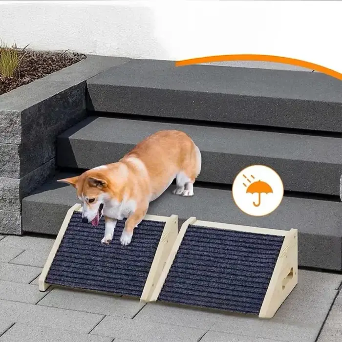Escaliers en bois pour chiens