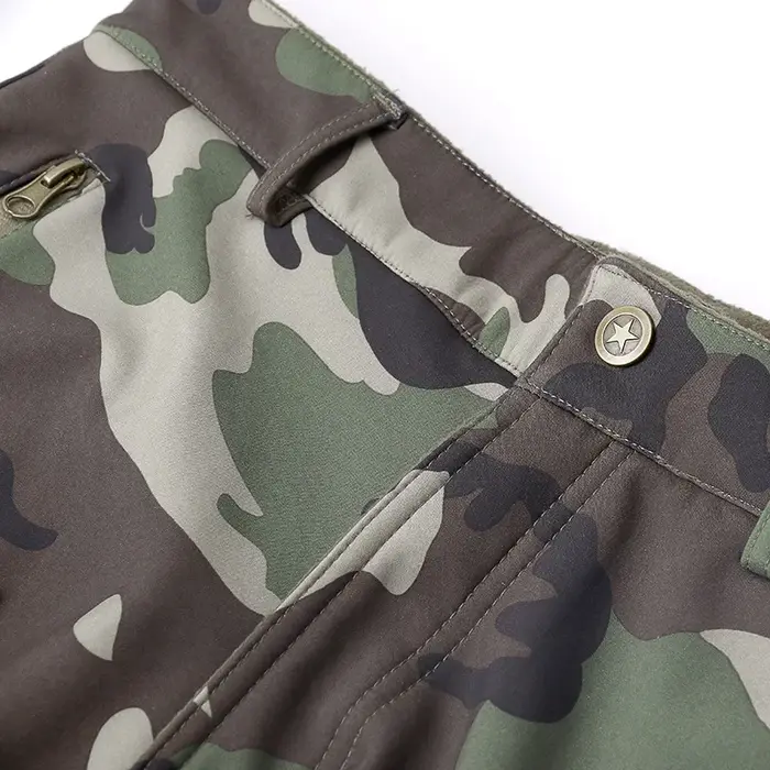 Nouveau pantalon de combat tactique de chasse en forêt GL Outdoor Sports, pantalon de camouflage softshell pour activités de plein air