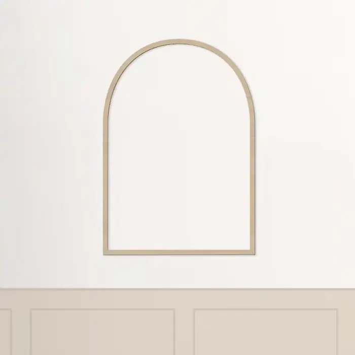 1 cadre en bois en forme d'arche 59x85cm, petite arche en bois, moulure murale en bois, moulure murale en bois en forme d'arche