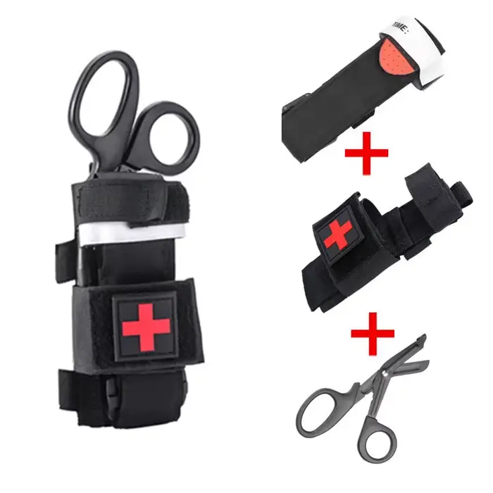 Équipement de Camping garrot extérieur hémostase rapide, Kit de survie pour opération d'exploration militaire tactique d'urgence médicale