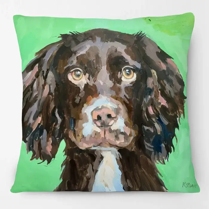 Housses de coussin décoratives avec motifs de chiens (Greyhound, Bouledogue français, Teckel, Dalmat
