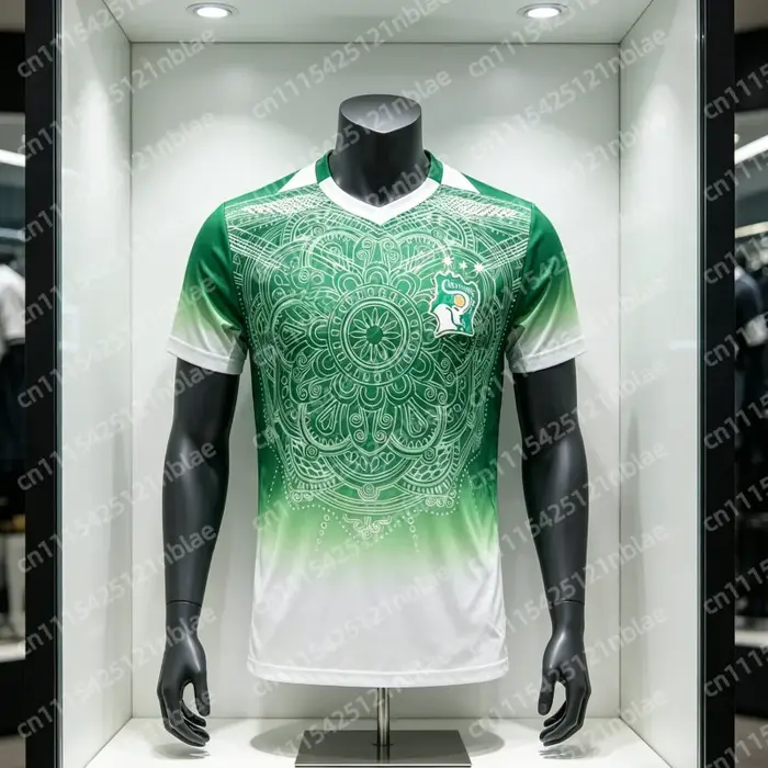 Maillot de football Côte d'Ivoire 2026 pour homme, motif éléphant, maillot de supporter, tenue de ma