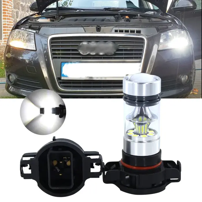 2X pour AUDI A3 8P 2008+ Feux de jour à LED DRL CANBUS Sans erreur H16 LED 5202 PS19W PSY24W Ampoule
