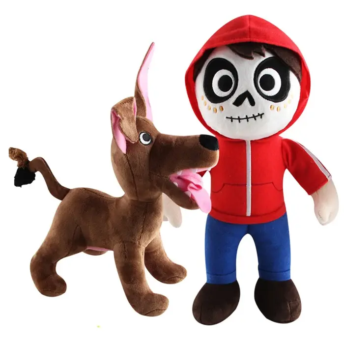 Film COCO Pixar jouets en peluche 30 cm Miguel Hector Dante chien mort Pepita jouets en peluche peluche poupée pour enfants enfants cadeaux