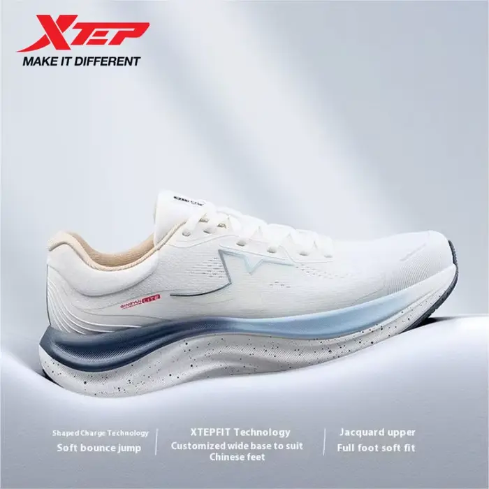 Xtep QINGYUN LITE chaussures de course professionnelles pour hommes 2025 printemps résistant à l'usu
