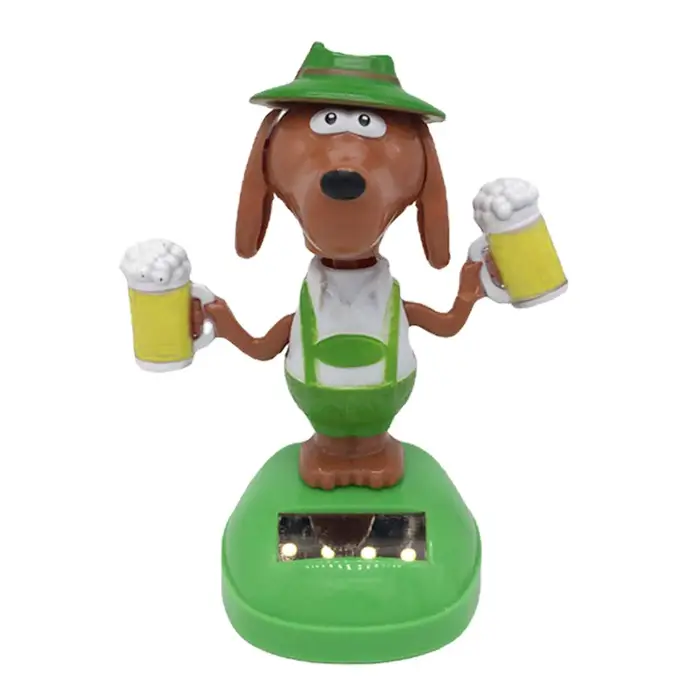 Poupée solaire pour tableau de bord, chien mignon, jouet dansant animé, poupée solaire pour tableau 