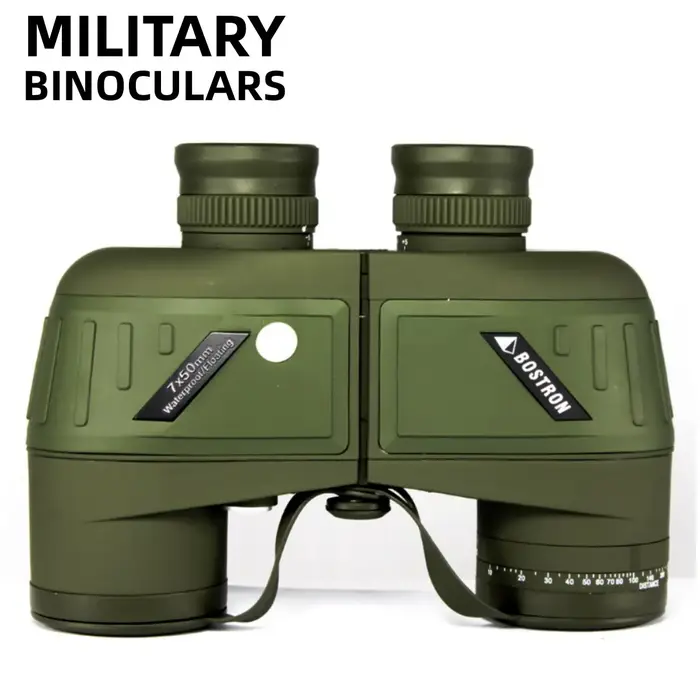 Jumelles puissantes 7x50 étanche militaire Marine Camping chasse flottant Bak4 prisme télescope Visi