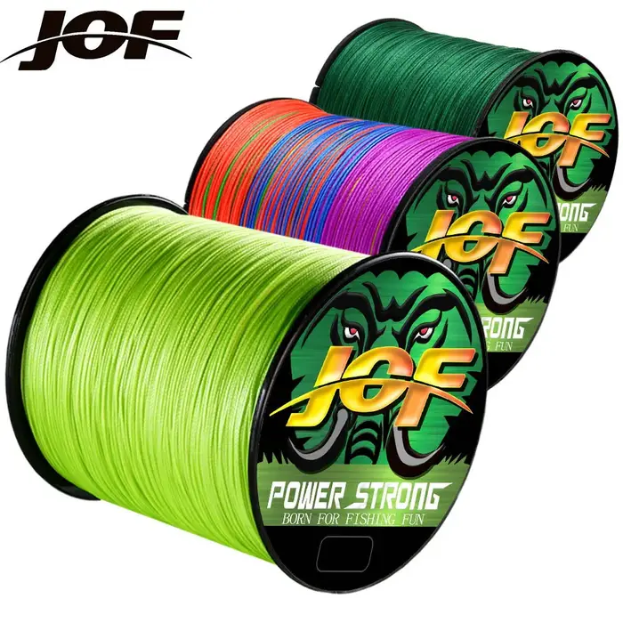 JOF – fil de pêche tressé PE à 4 brins, ligne de pêche robuste, Multifilament, outil Durable, 300/10