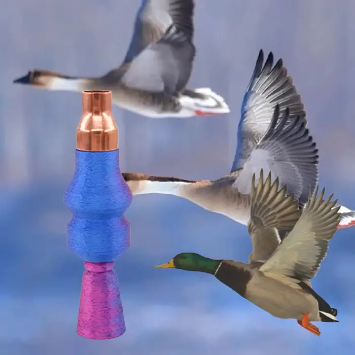 Sifflet appel canard portable - Appelant compact pour randonnée, photographie nature et camping