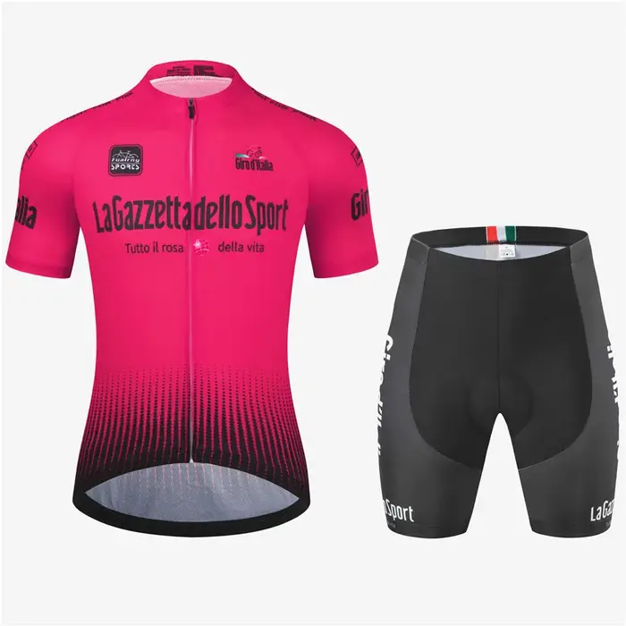 Tour d'italie vêtements de vélo maillot de cyclisme ensemble été vélo de route à manches courtes vêt