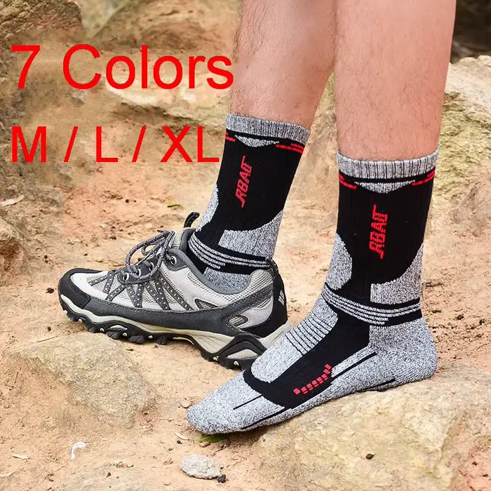 Chaussettes thermiques hiver chasse - Épaisses et chaudes pour randonnée, ski et activités montagne