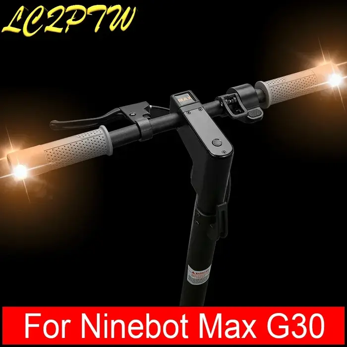 Clignotant LED pour guidon de trottinette électrique Ninebot Max G30, télécommande améliorée, 1 pair