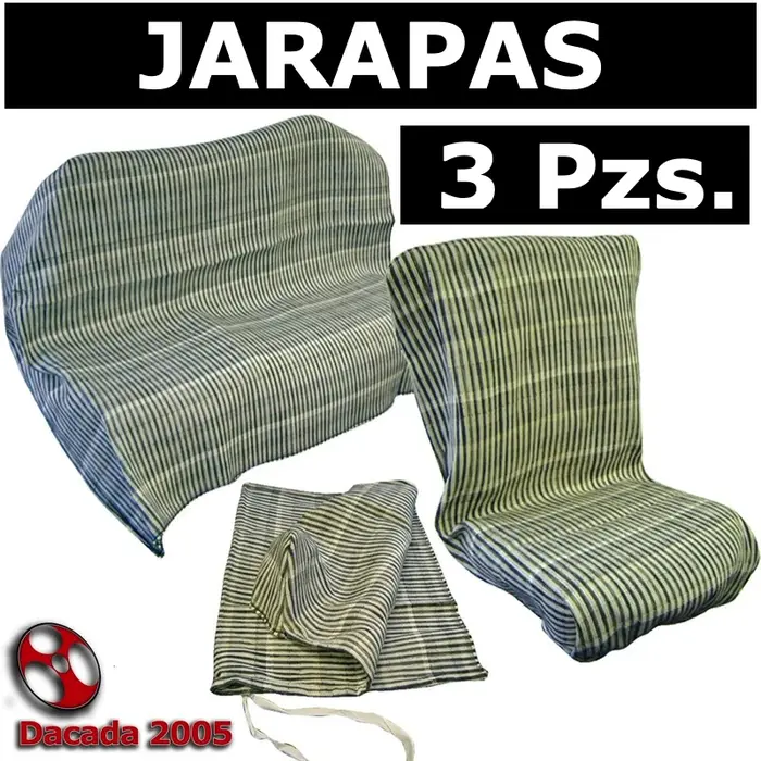 Sacada2005 – housse de siège de voiture, ensemble de 3 pièces, protections avant et arrière, taille 