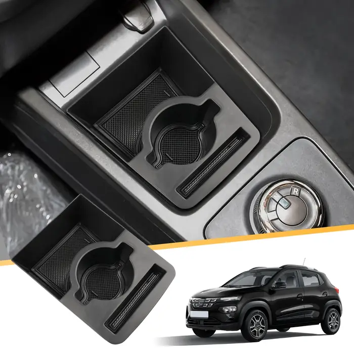 LFOTPP Boîte de rangement de console centrale pour Dacia Spring Electric EV 2023 2024 Central Contro