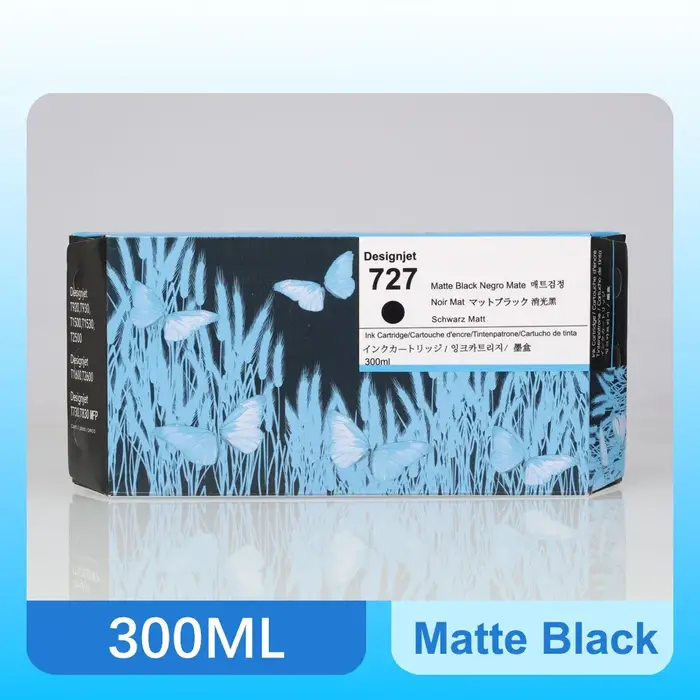 Cartouche d'encre 727 Compatible pour imprimante HP T920 T1500 T2500 T930 T1530 T2530, 300ml, haute 